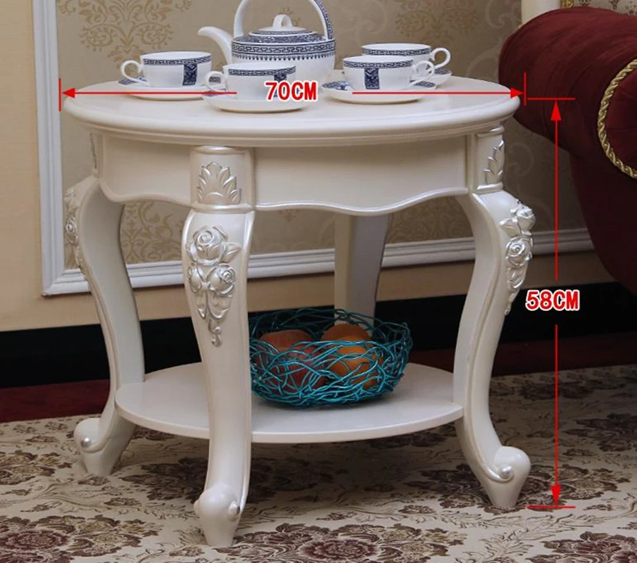 

Europe Style luxury Coffee Table Living room Sofa Side Table Small Dining Table Small Home Furniture