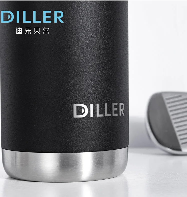 Diller, спортивный термос, бутылка для воды 650 мл, термальная бутылка для путешествий, термосы, портативная Термокружка