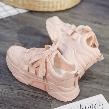 

2020 New Woman Sneakers Shoes Chunky Designers Ladies Shoes Spring Women Casual Shoes Chaussures Femme