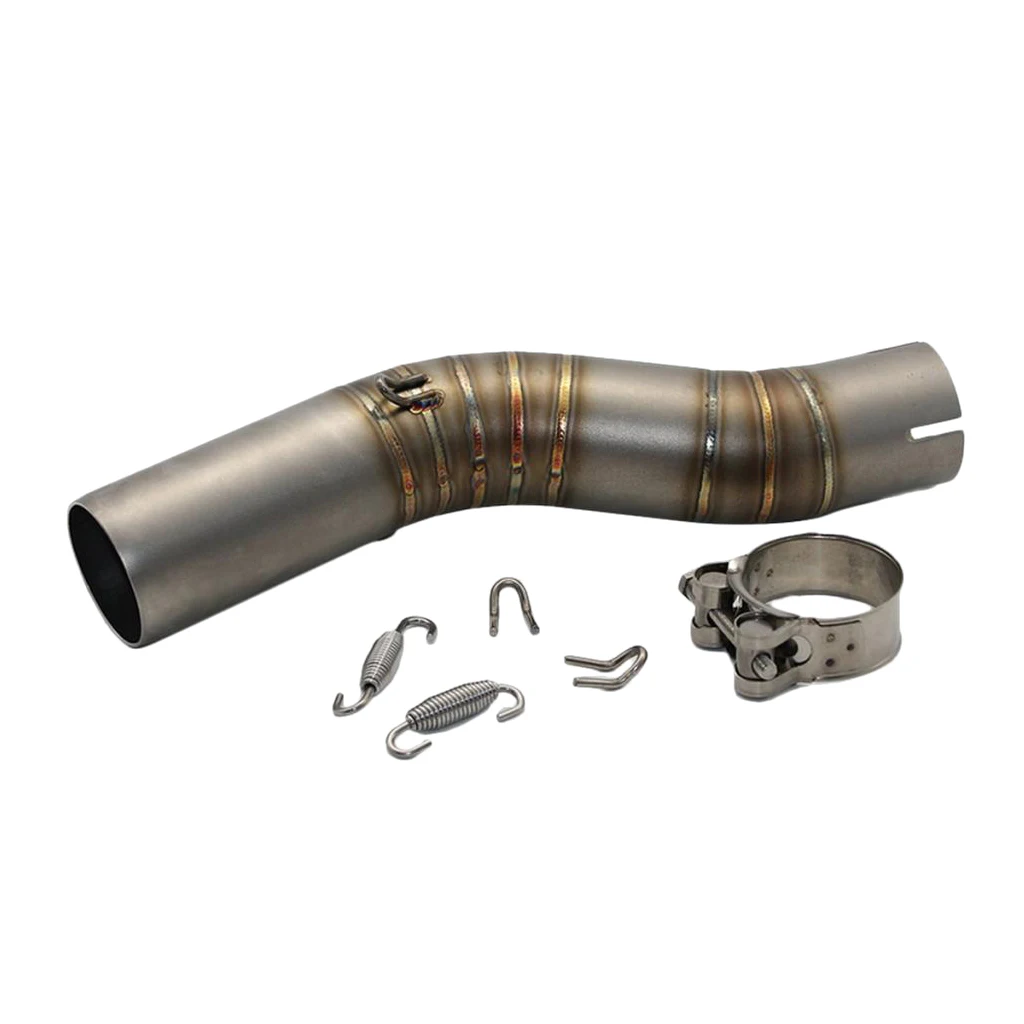 Stainless Steel Slip-On Exhaust Mid Pipe For GSXR 1000 2005 2006