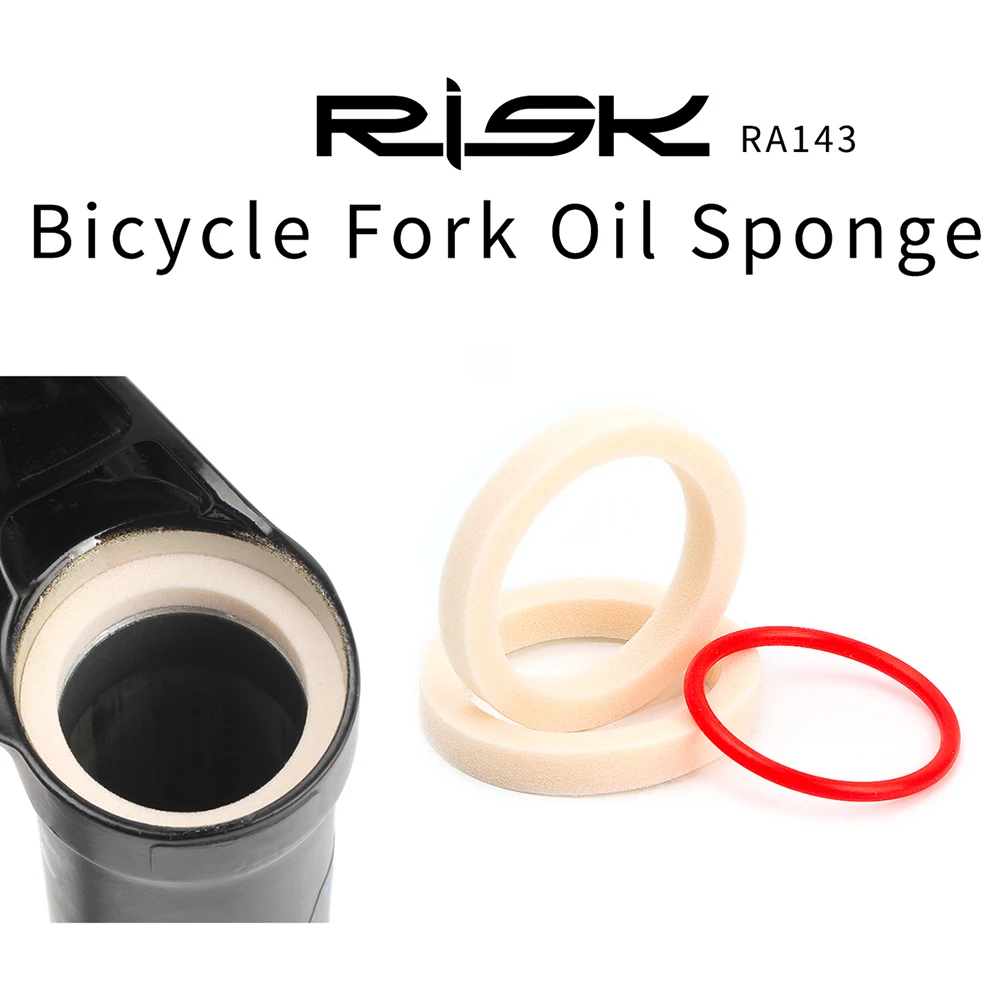 2Pcs Bicycle Front Fork Sponge Ring Oil Foam Absorb Seal 32/34/35/36mm Forks Bike Accessories For Bike Suspension Fork Sponges