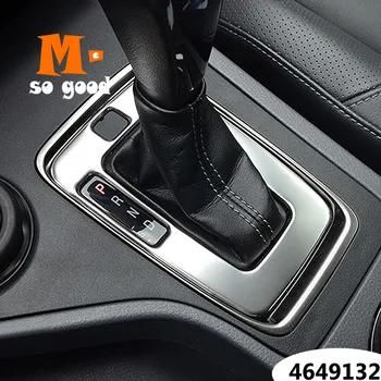 

2017 For Mazda bt50 LHD Car Front Middle interior Gearshift Knob Cover trim Sticker panel auto Accessories Stainless Steel