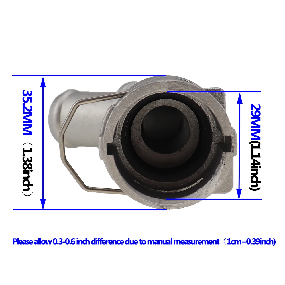 Aluminium Quick Connector Cooling Coolant Flange Hose Coupler Pipe 1set For Audi TT VW Jetta MK4 Golf