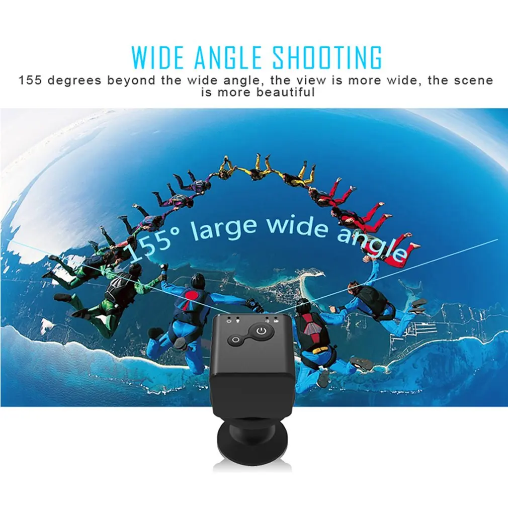 Mini SQ13 FULL HD Waterproof Camera Sport Action Record Cam Holder 1080P+ WiFi Surveillance Camera Home Monitor Camera