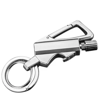 

3 In 1 Multi-Function Keychain Match Stick Outdoor Key Pendant Male Fire Waterproof Bottle Opener Key Pendant