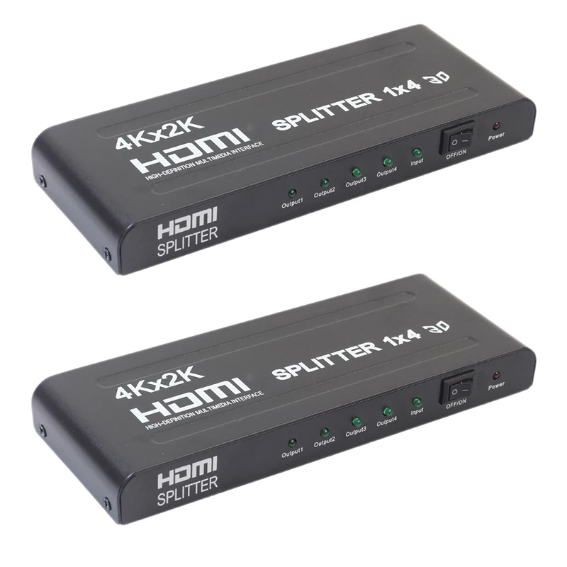 HDMI1.4B сплиттер 1 в 4 из 3D 4K 1080P HDMI 1x4 HD аудио усилитель распределения 3840X2160/30 Гц |