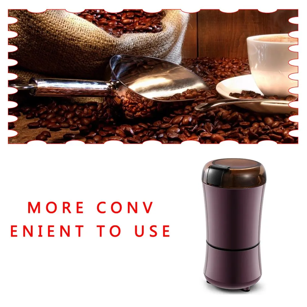 Мини Мясорубка электрические кофейные бобы порошок машина одно перемешивающее