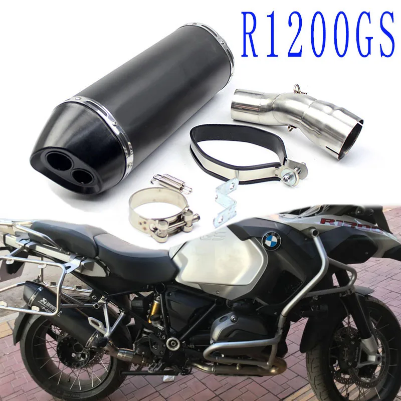 Выхлопная труба без шнуровки для BMW R1200GS ПРИКЛЮЧЕНИЯ мотоцикла выхлопная
