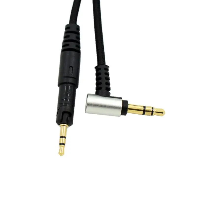 Тканый аудио кабель провод-контролируемый кабель для наушников HD598 HD518 ATH-M50X M40X