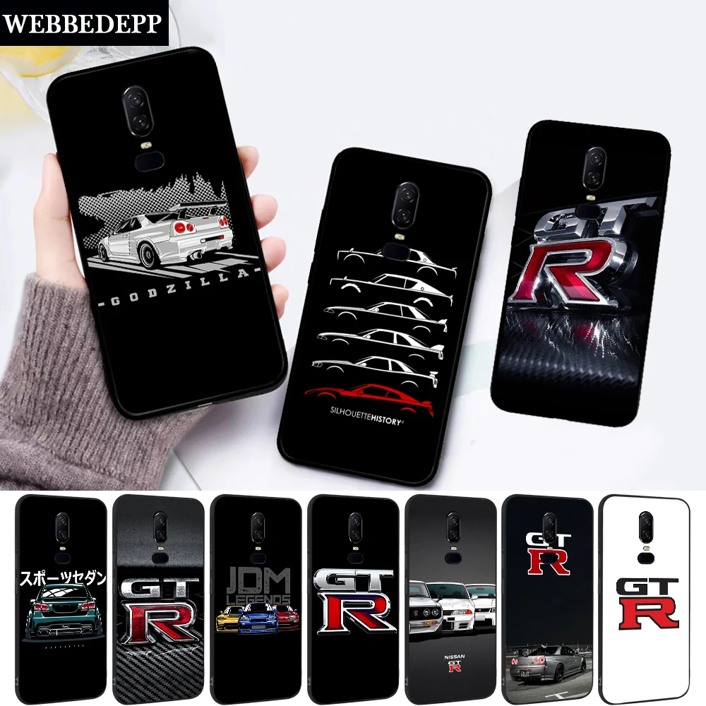 Силиконовый мягкий чехол для NISSAN GTR Oneplus 5 5T 6 6T 7 7T Pro | Мобильные телефоны и