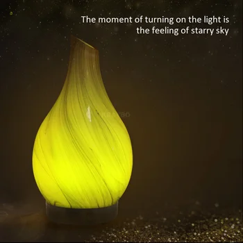 

KBAYBO 100ml Electric Aroma Diffuser Air Humidifier Oil Diffuser Aromatherapy Cool Mist Maker with LED night lights for Home