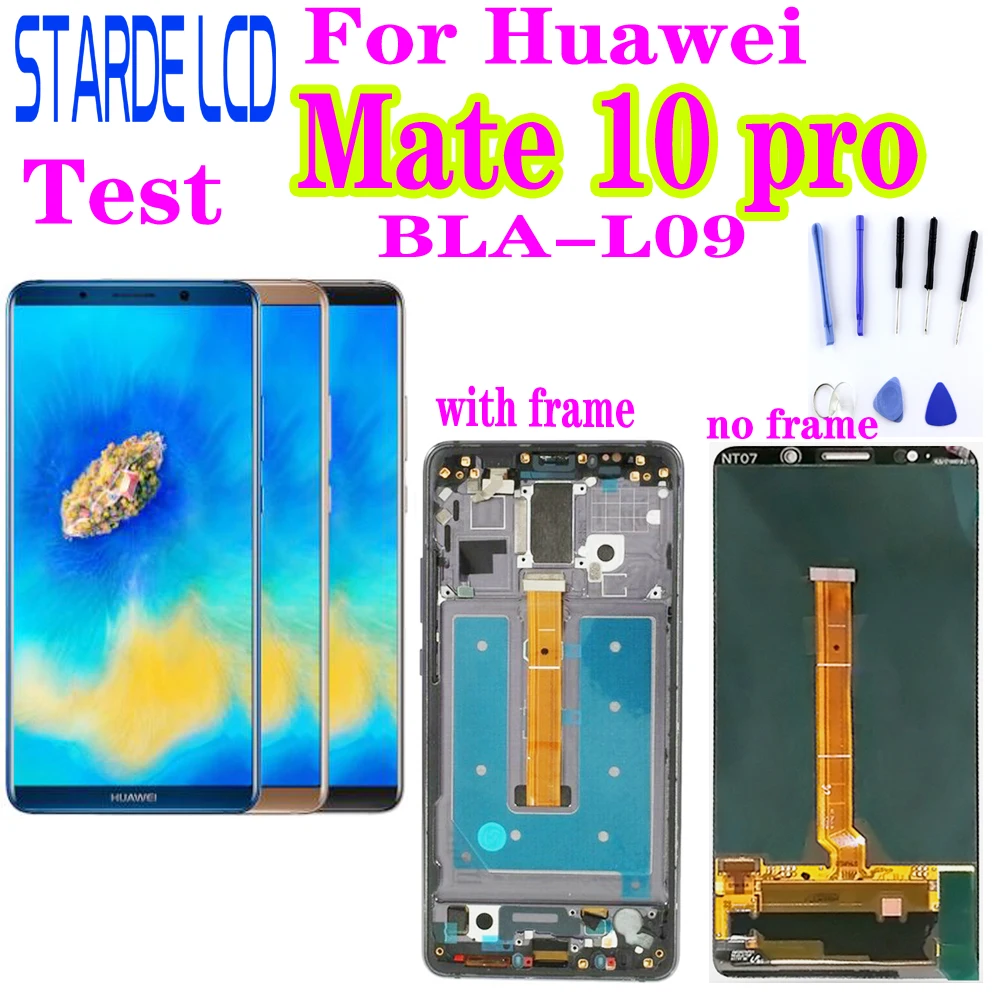 Для Huawei Mate 10 Pro BLA-L09 BLA-L29 ЖК-дисплей сенсорный экран дигитайзер для сборки 10Pro 6 0
