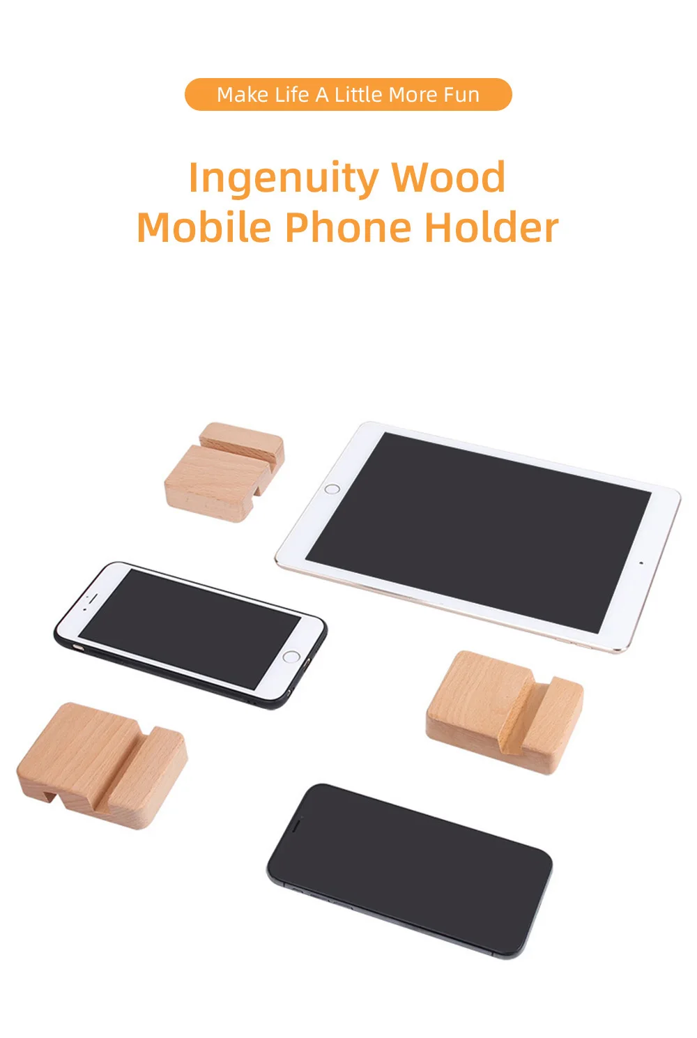 Универсальный деревянный держатель для телефона Подставка для iPhone 11X8 планшет Настольный ленивый мобильный телефон кронштейн стойка для Xiaomi Redmi Note 7 iPad
