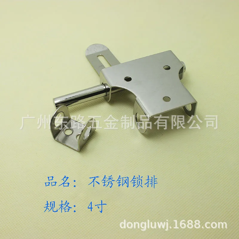 Stainless Steel Lock Brand Heavy Duty Anti-Theft Bolt And Padlock Horizontal Latch Bolt Latch Wooden Doors Iron Gate