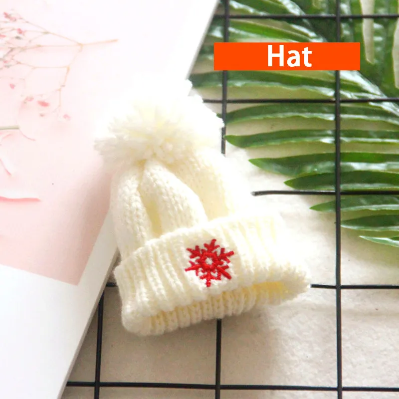 Корея Kawaii мягкая одежда плюшевая кукла игрушка Вязание Мягкий свитер одежда шляпа-аксессуар сумка с шарфом подходит 20-28 см куклы игрушки вентиляторы подарки - Цвет: F