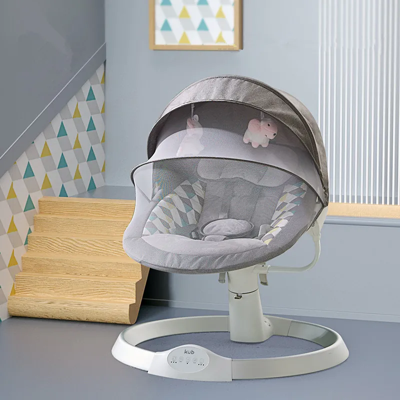 

Electric Baby Rocking Chair for Newborn Baby Swing With Bluetooth Comfort Cradle Bed Soothing the Baby's Artifact Sleeps