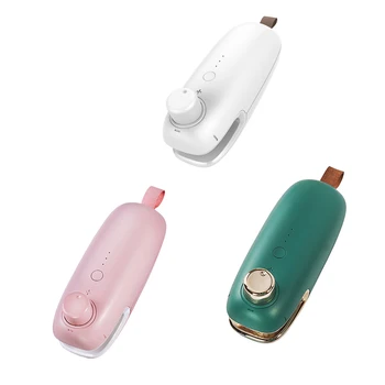

Machine Vacuum Sealer Packer Usb Charging Portable Heating Plastic Sealing Machine Cordless Handheld Vacuum Food Sealing Bags
