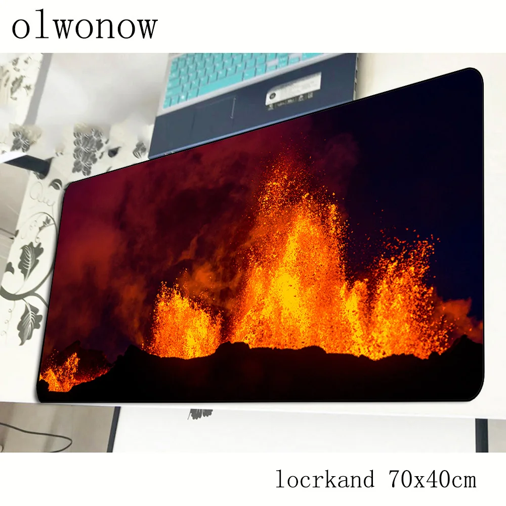 Вулканы коврик для мыши 70x40 см самый дешевый коврики для мыши лучшие игровой коврик для игровой мыши большой коврики для мыши Клавиатура ПК накладка