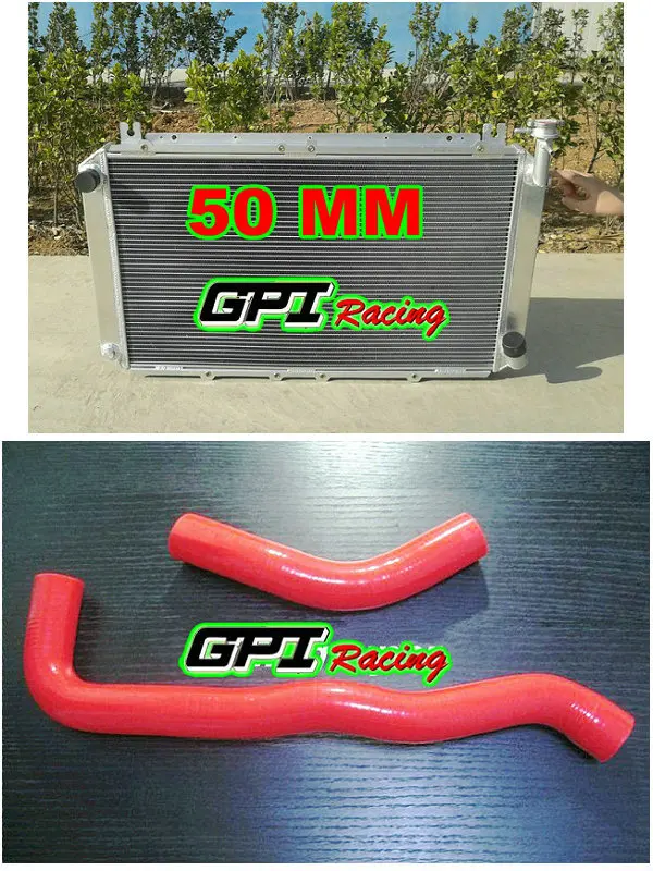 Gpi Racing Aluminum Radiator For Nissan Gq Patrol Y60 4.2l Petrol Mt