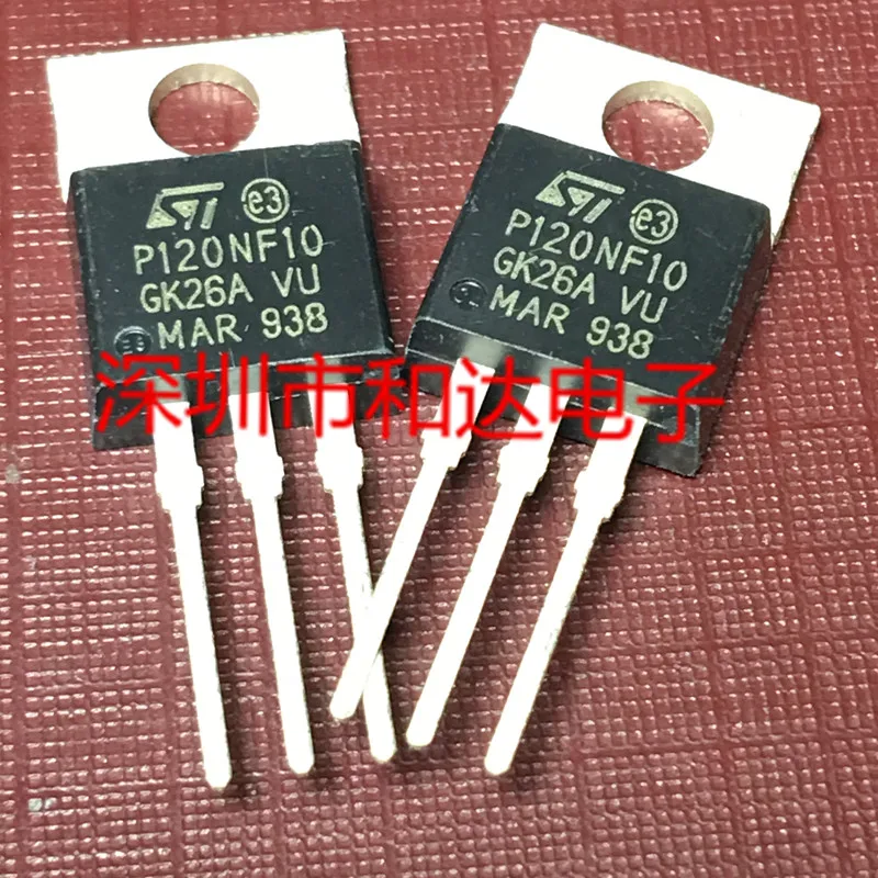 5 шт. STP120NF10 P120NF10 TO-220
