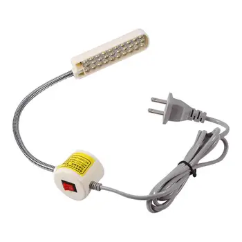 

110V-220V 1.5W LED Sewing Light Gooseneck Lamp Magnetic Sucker Working US Plug