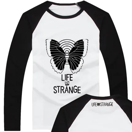 Новая летняя брендовая одежда Life Is Strange, Мужская футболка с круглым вырезом и принтом, хлопковая модная футболка с длинным рукавом - Цвет: 6