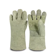 Высокотемпературные перчатки с усиленной ABG-5T-34 ладоней, выдерживающие температуру 500 градусов, перчатки с защитой от высоких температур, износостойкие перчатки с защитой от нагревания