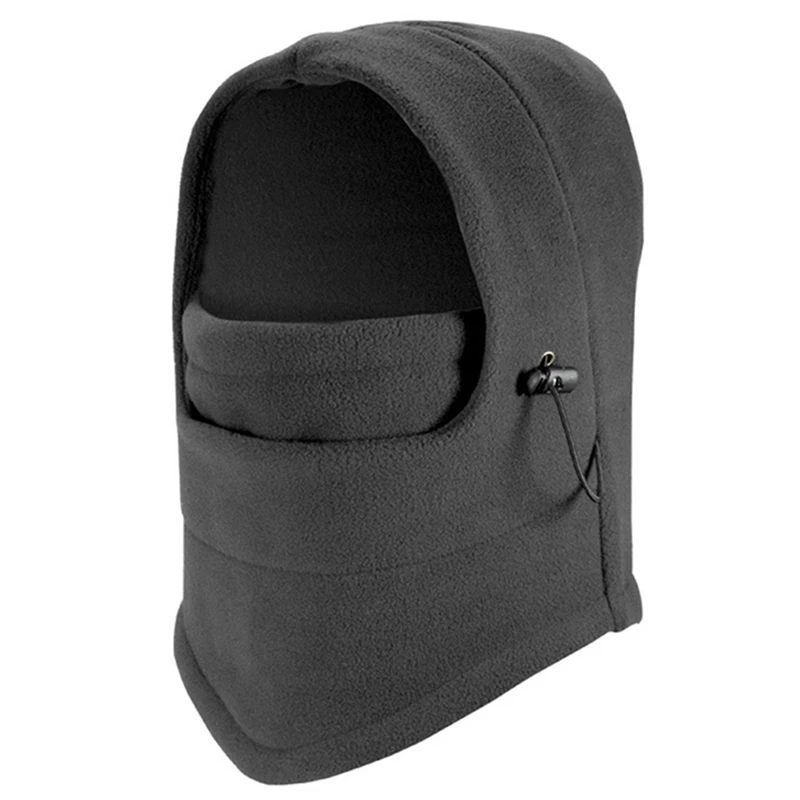 Зимняя теплая Балаклава, шапка gorro, головные уборы для мужчин и женщин, шапка с капюшоном, шарф, шарф, теплая флисовая маска с черепом, лыжная маска, шапочки - Цвет: GY