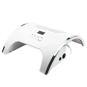 

36 LEDs Nail Dryer 80W 2-IN-1 Nail Lamp & Nail Dust Collector Manicure with Two Powerful Fan Vacuum Cleaner Manicure Tools EU Pl