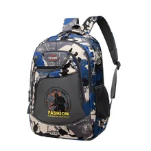 

New Fashion Men's Backpack Camouflage School Bags for Teenager Boys Children's Schoolbag Waterproof Anti-Theft Male Travel Bags