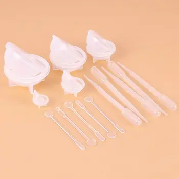 

15Pcs Epoxy Resin Ball Molds Sphere Jewelry Casting Silicone Molds Jewelry Tools 40JF