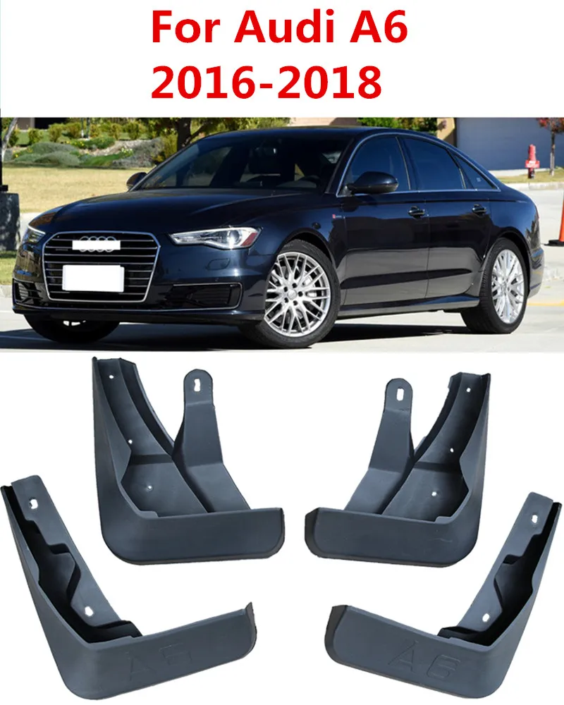 Audi A6 2016-2018 Автомобильные Брызговики для AUDI A6 C6 C7 2005- Брызговики крыло брызговиков - Цвет: Audi A6 2016-2018