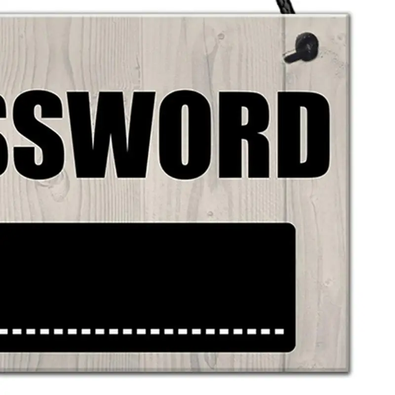 Подвесная деревянная доска с паролем Wi Fi для приема подвесная табличка домашнее