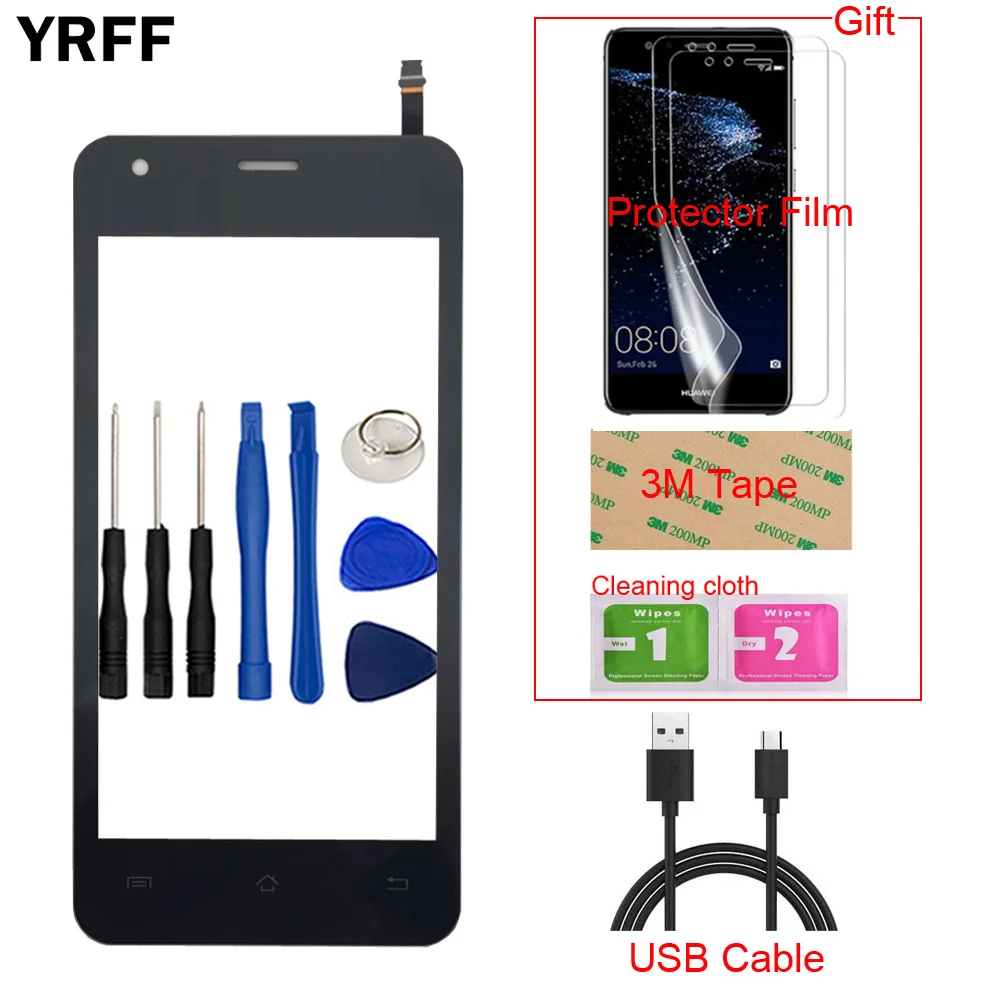

4.5'' Mobile TouchScreen Touch Front Glass For Micromax A69 Touch Screen Glass Digitizer Panel Lens Sensor Tools