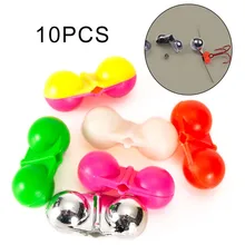 

10pcs Catfish Fishing Inline Rattle Species Terminal Tackle In Line Rattles 31*15*13mm Fish Tackle Accessories Fishing Tools