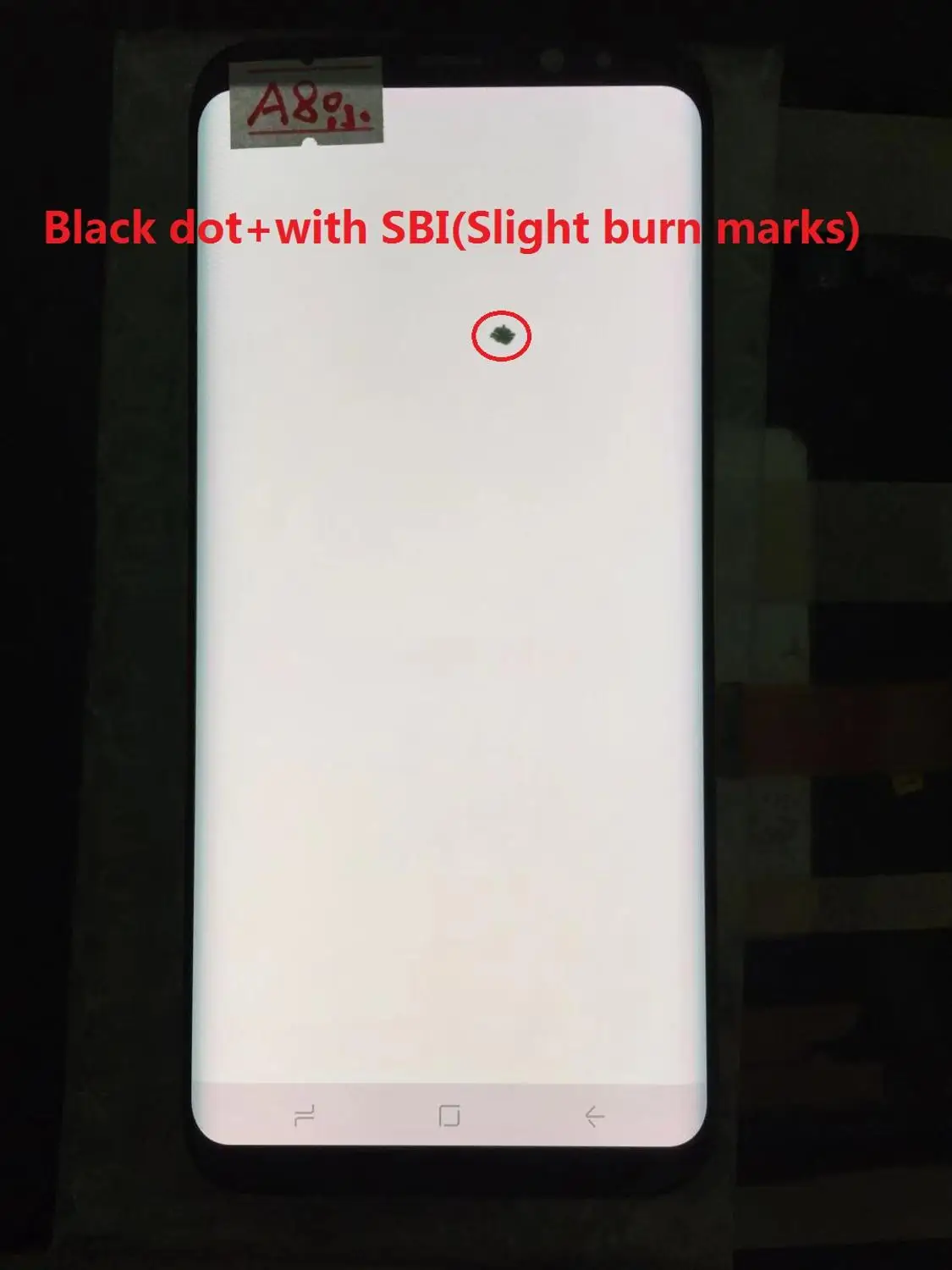 NO.A80 with SBI AMOLED lcd для SAMSUNG Galaxy display S8+ Plus G955 G955F сенсорный экран дигитайзер - Цвет: NO.A80 with SBI
