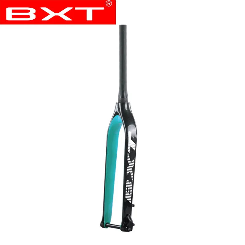 BXT mtb вилка 29er 2020 полностью углеродная для горного велосипеда детали коническая
