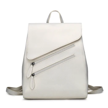 

2020 new Luxury retro lady backpack fashion girl shoulder bag lady soft leather student school bag light lady travel backpack