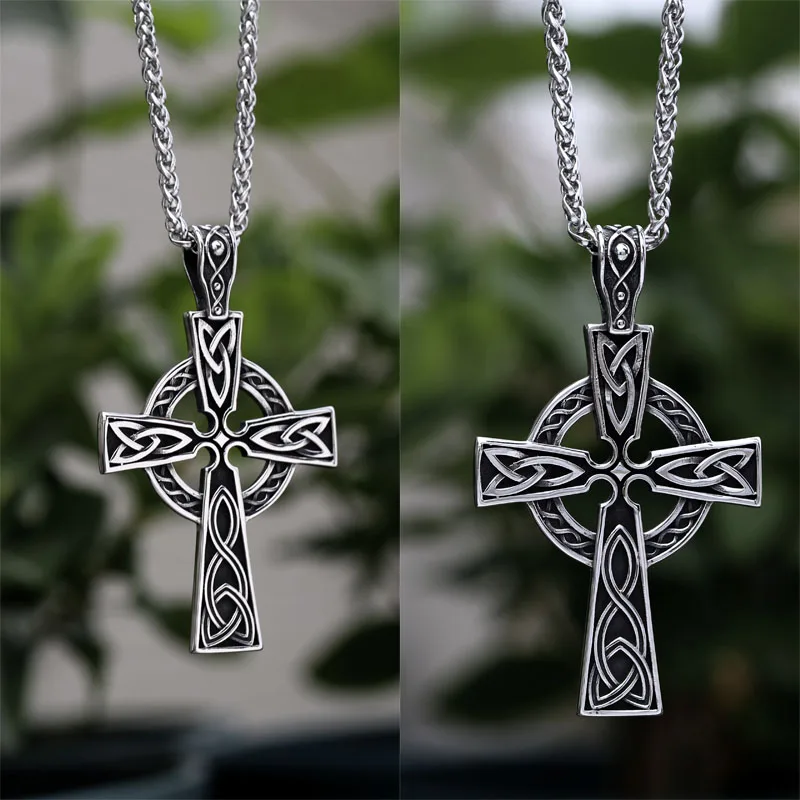Pendentif Viking Celtique En Acier Inoxydable - Style Biker, Référence 125, Neuf