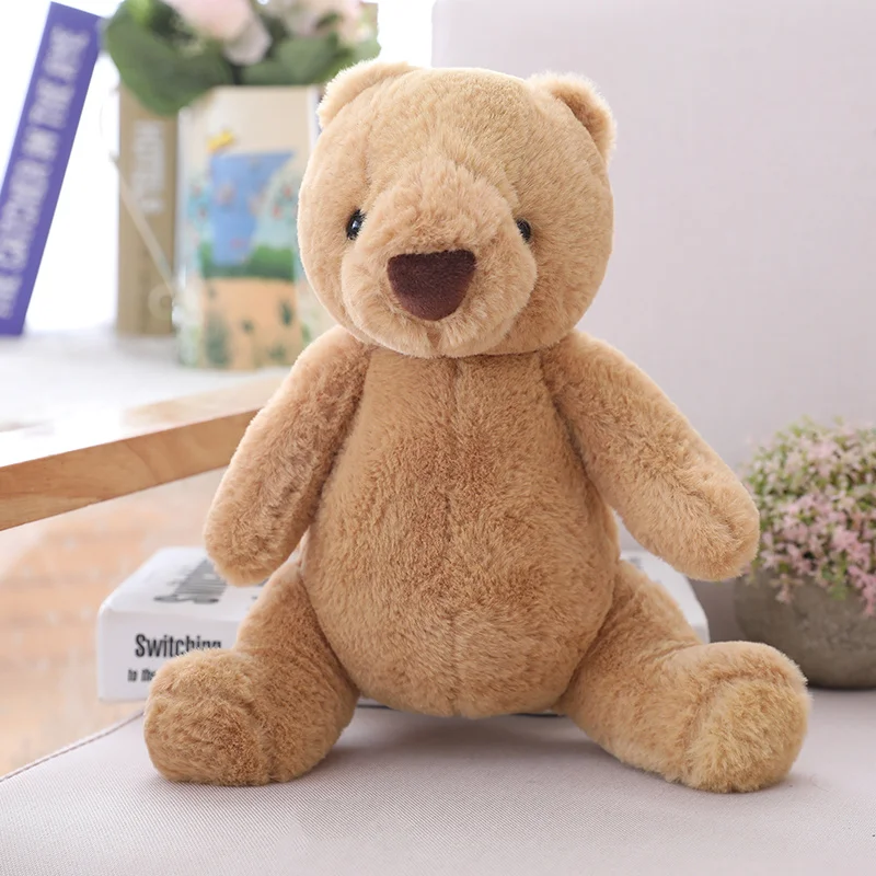 1 шт., 30 см, Kawaii, мягкие животные, кукла, милая панда, слон, свинка, плюшевый медведь, динозавр, плюшевые игрушки для детей, для девочек, подарки - Цвет: bear