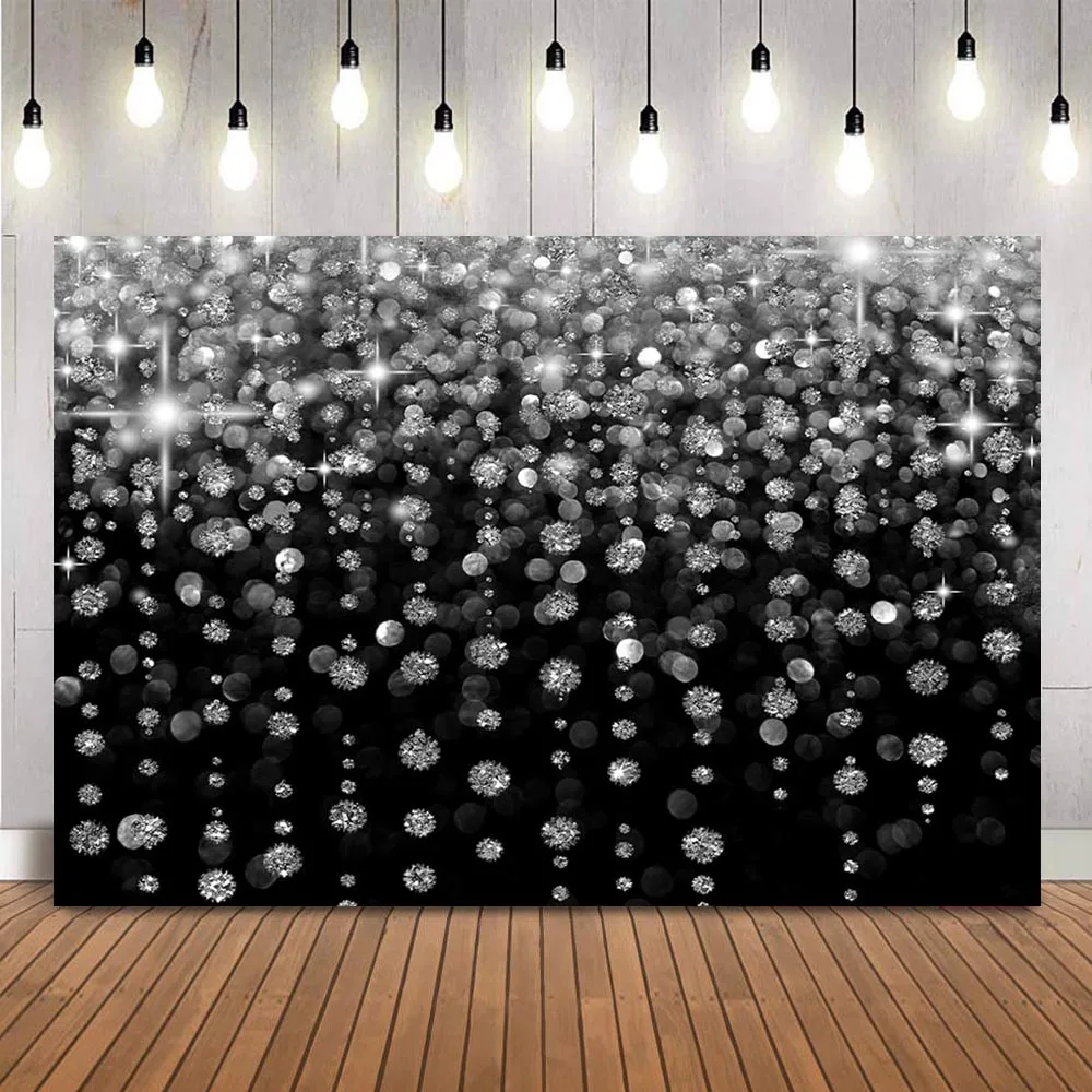 

Блестящий Фон с боке для фотостудии портретный фон для взрослых на день рождения для фотостудии Серебряный Блестящий фото фон