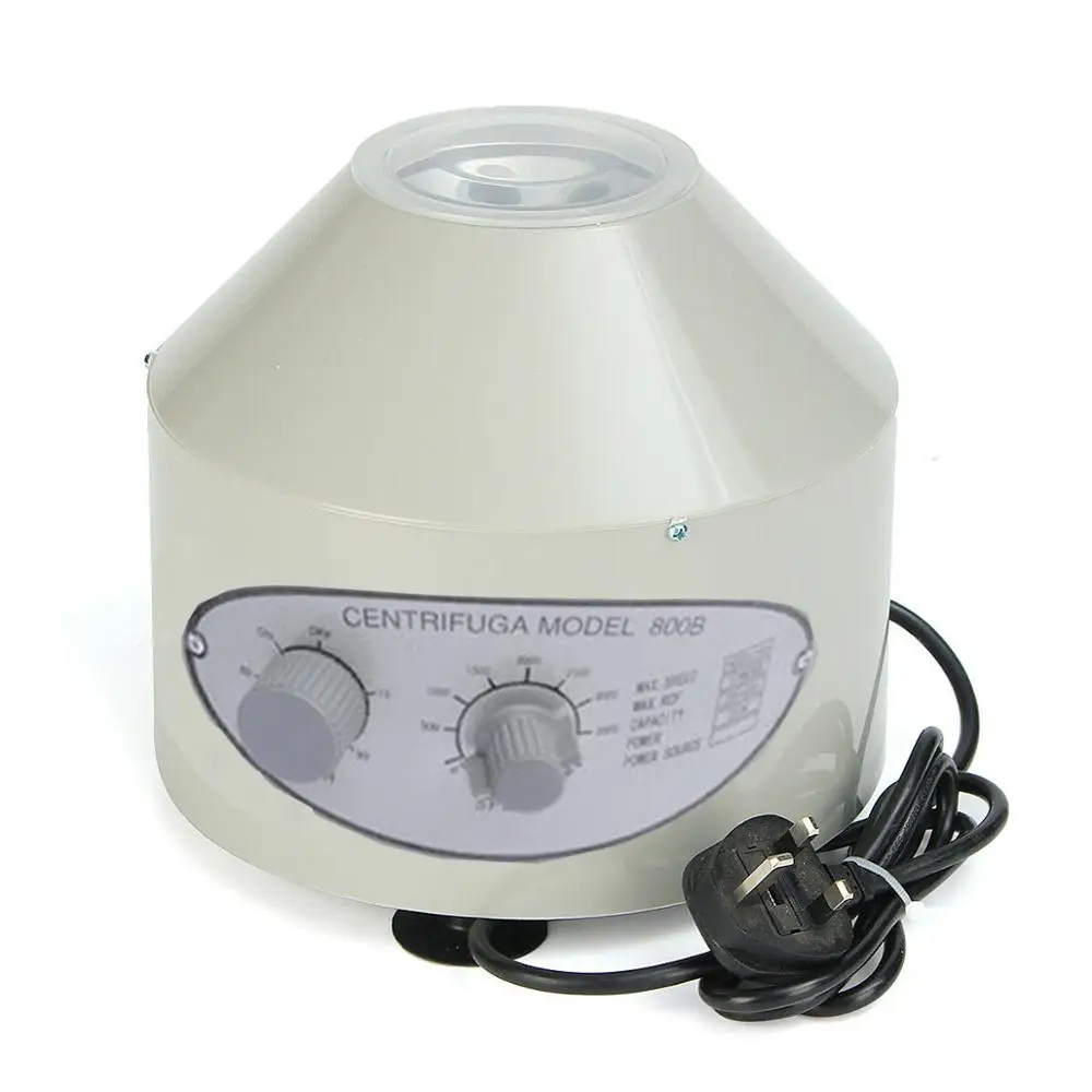 Electric Laboratory Centrifuge Medical Practice machine Supplies 4000rpm Time Adjustable Timing Function Prp Separation Serum
