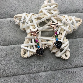 

Spanish Bear High-quality New Boutique S925 Sterling Silver Earrings, Colorful Zircon Gold-plated Tone, Exquisite and Elegant