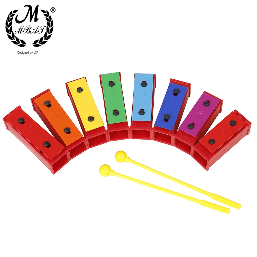 M MBAT Orff Octave Piano Eco-friendly Plastic Octave Piano Children's Early Learning Percussive Puzzle Music Toys