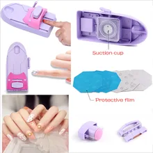 Impressora Da Arte do prego Desenho Padrão de Impressão Manicure Máquina Stamp Stamper Diy Kit Лампа Для Ногтей Уф Лампа Dropshipping(China)