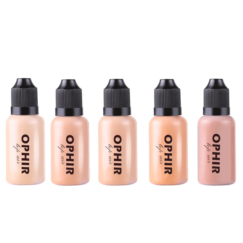 5 Colors OPHIR основание аэрографа макияж чернила основа для лица Краска макияж салон косметический макияж Пигмент доступно 7 цветовых вариантов TA104 - Цвет: 5 Colors