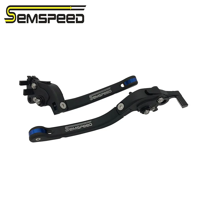 Semspeed складной тормоз-ручка сцепления-тормоз мотоцикл для Honda PCX 125 150 2012- аксессуары для мотоциклов - Цвет: Синий