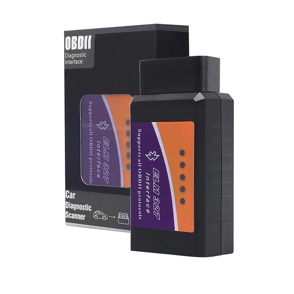 Kuulee сканер для диагностики транспорта ELM327 WiFi Bluetooth OBD2 автомобильный диагностический сканер считыватель кодов