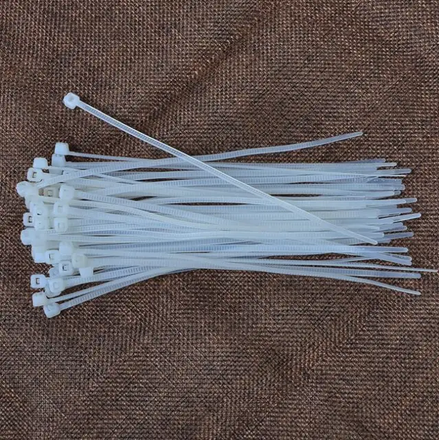 100 Darabos Felszerelt Otthoni Nyakkendő Vonal Egy Egyszeri Nylon Kábelkezelő Vonallal Huzalos Ruházati Kiegészítőkkel - Image 5