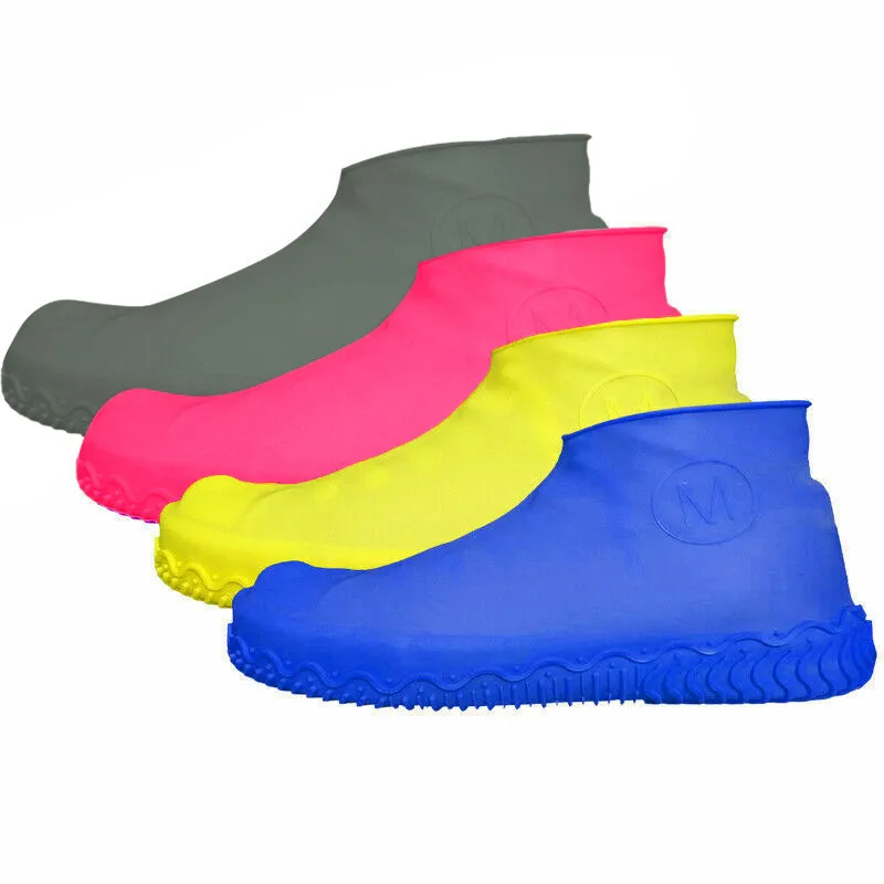 Популярные противоскользящие многоразовые латексные бахилы водонепроницаемые резиновые сапоги обувь водонепроницаемые бахилы#3S10